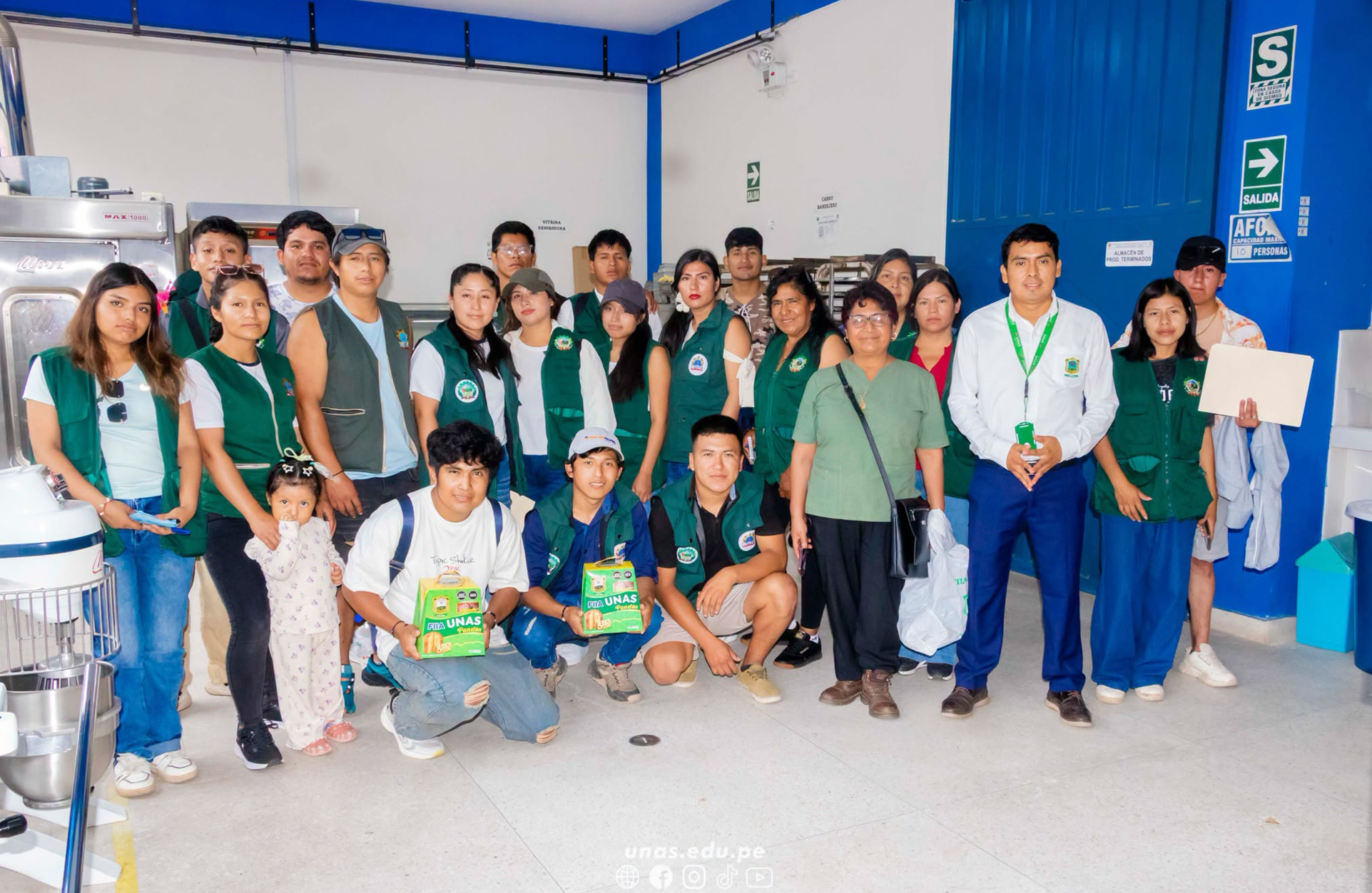 Delegación académica procedente del Instituto de Educación Superior Tecnológico Público (IESTP) “Alexander von Humboldt” de Villa Rica (Pasco).